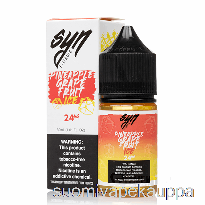 Vape Box Jää Ananas Rypäleen Hedelmä - Syn Suolat - 30ml 24mg